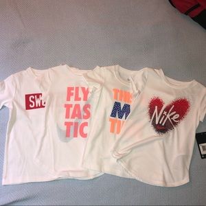 4T Nike shirts with tags